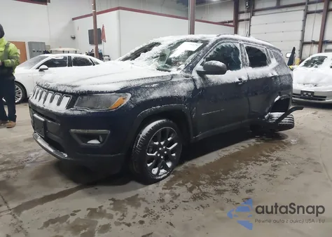 2021 Jeep Compass 80Th Anniversary 4X4 z USA, uszkodzony, nr VIN 3C4NJDEB0MT570576
